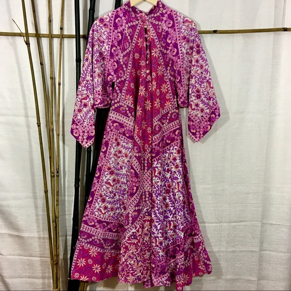 Vintage Dresses & Skirts - Vintage Sultana by Adini Kaftan Dress